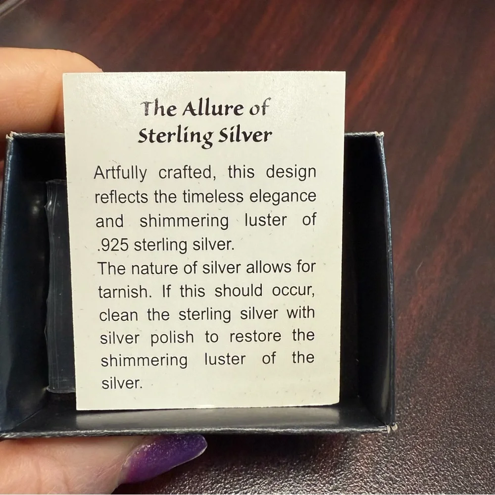 Avon Sterling Silver Inspirational Filigree  Necklace with Pendant “Dream” NIB